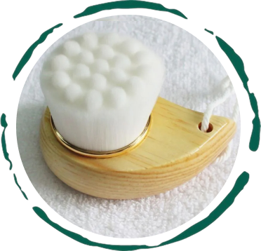 GlowMax™ Bamboo Facial Brush - Cleanse deep. Glow natural.
